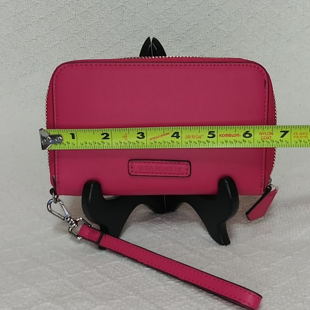 Vera Bradley Grab & Go Pink Wristlet - Picture 5 of 6